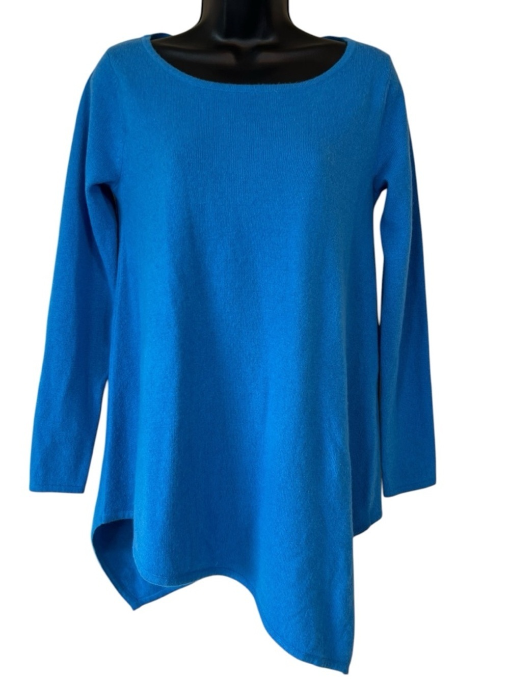 Neiman Marcus 100% Cashmere Asymmetrical Sweater